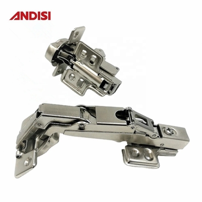 Cadeia de porta de cozinha de sobreposição completa CLIP ON Soft Close Hinge para móveis de escritório em casa