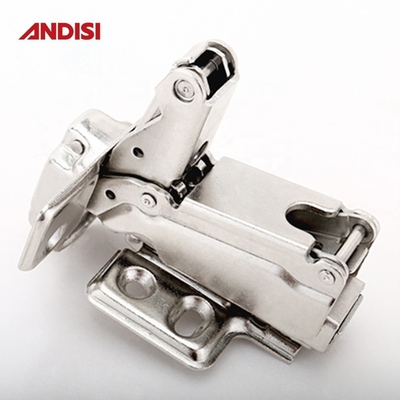 Cadeia de porta de cozinha de sobreposição completa CLIP ON Soft Close Hinge para móveis de escritório em casa
