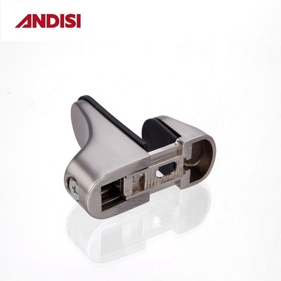 30*57mm Prateleira de vidro suporte de suportes de liga de zinco de parede montada em vidro para compradores