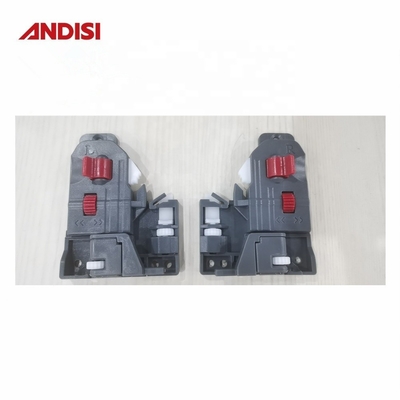 Clipe de plástico 3D de extensão total Subo fechado Slide de gaveta submontada para armário de cozinha