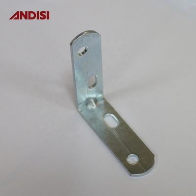 Brackets de ferro de ângulo direito para móveis de madeira, bracket de canto de metal de espessura de 2 mm