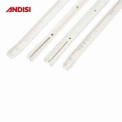 FGV Slide Rollers e Rodas em Nylon revestido em pó branco para gaveta durável
