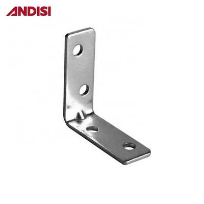 Moderno Design de aço revestido de zinco em forma de L Brackets de prateleira para apoio de articulação de móveis