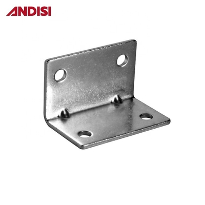 Moderno Design de aço revestido de zinco em forma de L Brackets de prateleira para apoio de articulação de móveis