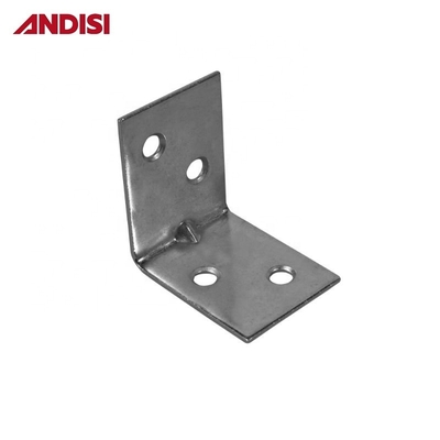 Moderno Design de aço revestido de zinco em forma de L Brackets de prateleira para apoio de articulação de móveis