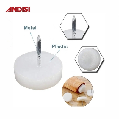 Mobiliário Protector de pernas Pés Deslizantes Unhas para Mesa Estilo de Design Moderno Finalização branca