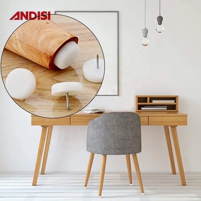 Mobiliário Protector de pernas Pés Deslizantes Unhas para Mesa Estilo de Design Moderno Finalização branca