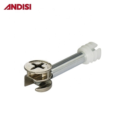Parafusos de fecho de câmara para móveis de metal para conectar a haste para 3 em 1 parafusos de fixação miniatura com ANDISI