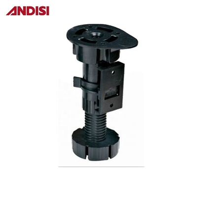 Armário de cozinha de acabamento preto PP ABS Altura ajustável Plinth Pés de plástico