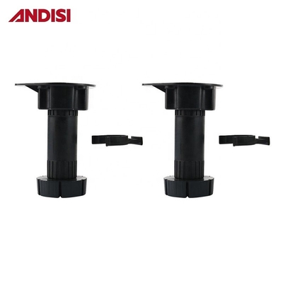 Moderno Design Ajustável de plástico Cabinet de cozinha perna para nivelar mesa Plinth Foot