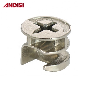Mobiliário moderno liga de zinco fechadura de porta de cam escondida para cams dowels ajustando cams excêntricas