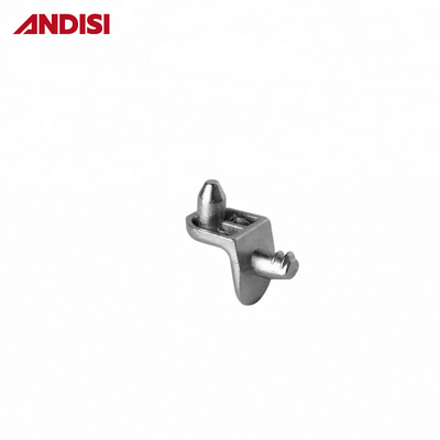 Armário de metal revestido de níquel Brackets de prateleira de ferro fundido para articulações de móveis em forma de L de aço