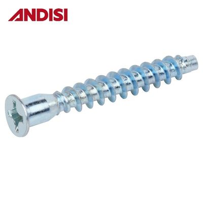 OEM suporte personalizado de aço cruz cabeça hexagonal Phillips cabeça plana Euro Confirmat parafuso