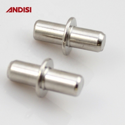 Pin de suporte de prateleiras metálicas de 5 mm para prateleiras em aço revestido com zinco/níquel