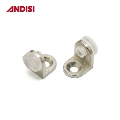 Armários Armário de metal com cálice de sucção de borracha de plástico e suporte de porta de vidro
