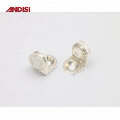 Armários Armário de metal com cálice de sucção de borracha de plástico e suporte de porta de vidro