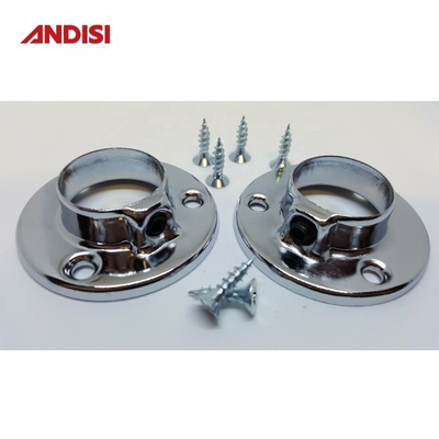 16/19/25 mm Diâmetro Armário Tubos redondos de apoio de aço