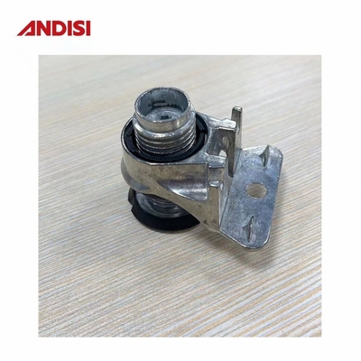 Ligação de zinco de acabamento preto e ABS deslizamento ajustável para pernas de mobília 50kg capacidade de carga