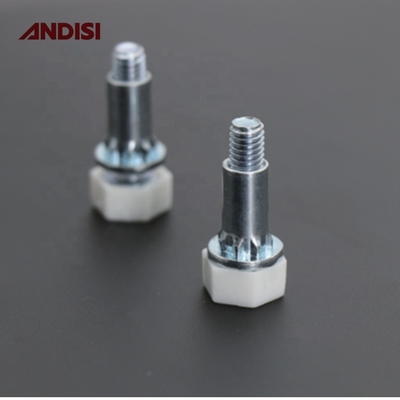 Perna de mesa do tipo ferro-metal com pés de borracha anti-gravagem Design moderno ajustável