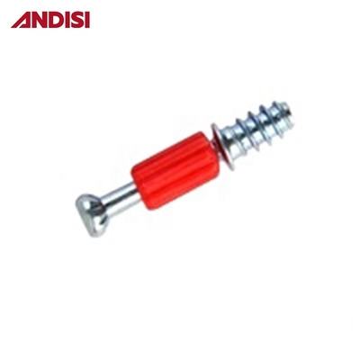 Acessórios e acessórios de móveis Mini Fix Screw Bolto Conexão Bolto Zinco Ferro Boltos de móveis
