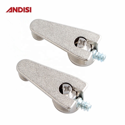Conector de fechadura de camarão de 20 mm Conector de liga de zinco e aço Conector Rafix para móveis