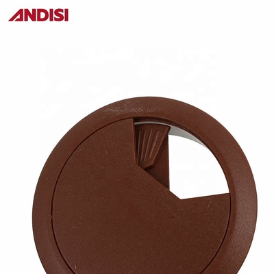 Home Office Mobiliário de plástico cabo de computador tomada de cabo de mesa de arame Cobertura de cabo Grommet 13mm/18mm altura