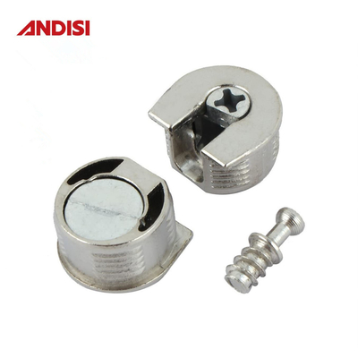Home Office Conector de painel de ligação excêntrico de 20 mm para móveis de liga de zinco