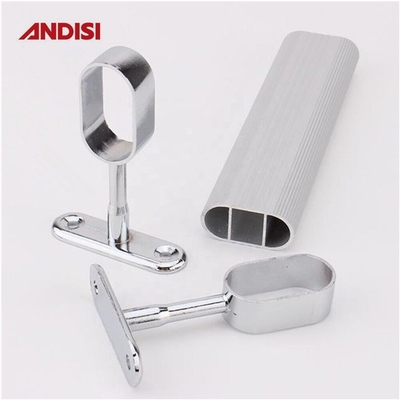 Outras peças de mobiliário 44 mm Cabinet Rod Center Support Bearings Roupas Tubos Support