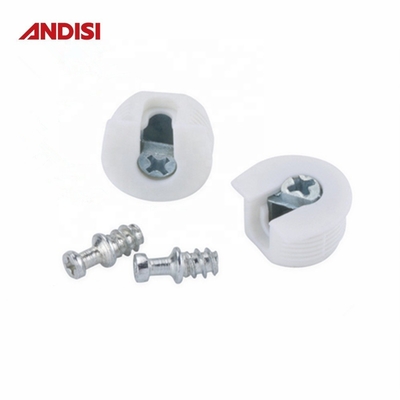 20 mm Diâmetro de camada Casa de conector de plástico branco marrom para conexão de placa e placa