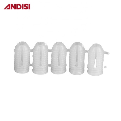 Mobiliário Mini Fix Transparente plástico expansão Manga Conectando Nylon Nut para parafuso