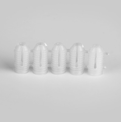 Mobiliário Mini Fix Transparente plástico expansão Manga Conectando Nylon Nut para parafuso
