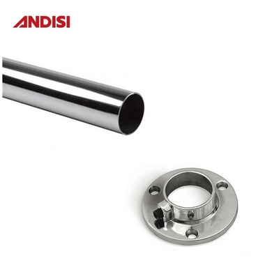 25mm 30mm 50mm Chromado Guarda-roupa Tubos de Ferro Armário Pendente Ferrovia Rod para Roupas