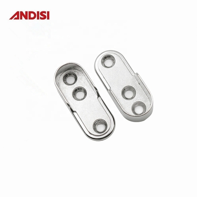 Armário moderno de liga de zinco oval Rod roupas de guarda-roupa de suspensão de trilho suporte de tubo para guarda-roupa