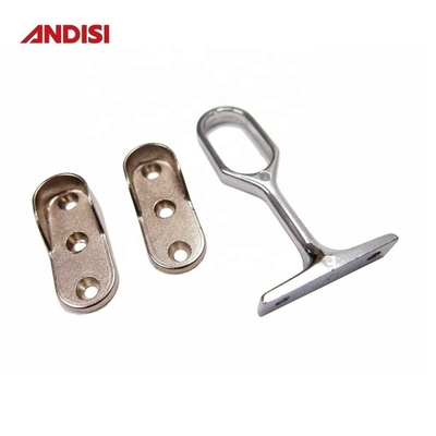 Armário moderno de liga de zinco oval Rod roupas de guarda-roupa de suspensão de trilho suporte de tubo para guarda-roupa