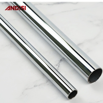 16-50mm Chrome Tubos de aço de tecido para guarda-roupa