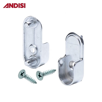 Suporte de extremidade oval resistente para guarda-roupa