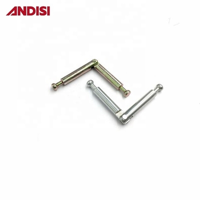Embalagem de correio Mini Fixed Angle Metal Dowel Bolt para Mobiliário Conector de junção de madeira 40/24mm