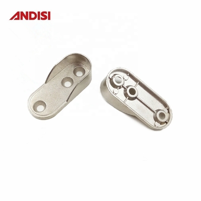 Atualize o seu guarda-roupa com 44 mm de liga de zinco de roupas, suportador de trilho e suporte de tubo oval