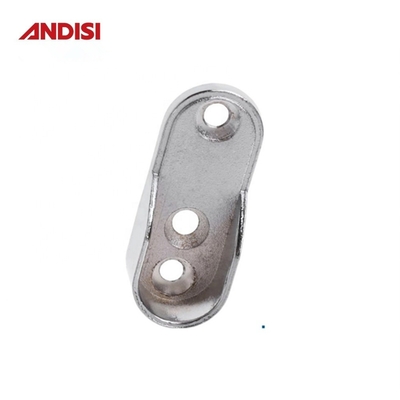 Atualize o seu guarda-roupa com 44 mm de liga de zinco de roupas, suportador de trilho e suporte de tubo oval