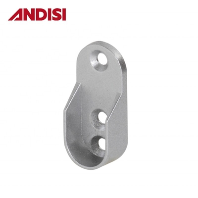 Armário de madeira Roupas Armário Rod Pole End Bracket Support Holder liga de zinco