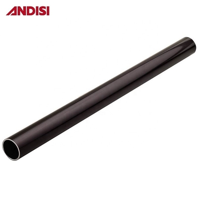 Tubo de guarda-roupa preto elegante para guarda-roupa e roupas