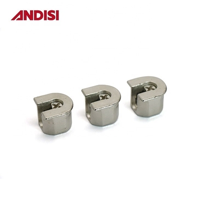 Conector de móveis de liga de zinco de zinco fundido para parafusos de parafusos e para discos de bloqueio de cam