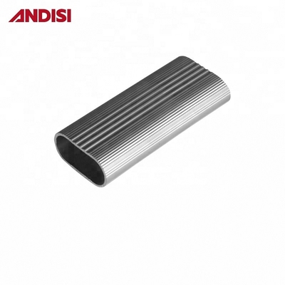 Mobiliário de quarto Tubos de alumínio guarda-roupa Tubos pendurados Rail Oval Armário Rod Tubos dobrados