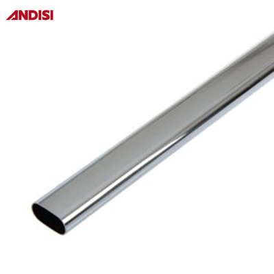 Mobiliário de quarto Tubos de alumínio guarda-roupa Tubos pendurados Rail Oval Armário Rod Tubos dobrados