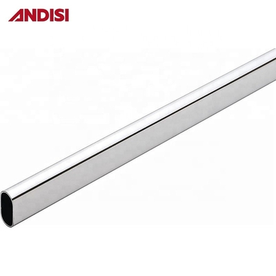 Moderno Design 3M Chrome guarda-roupa tubo e vara pendurada para guarda-roupa acessórios