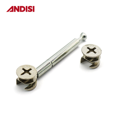 Modern Design Steel Mobiliário Assembléia Cam Dowel parafuso Kit Double Headed End Cam Rod parafuso