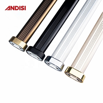 Pin de espessamento de liga de zinco flange guarda-roupa Tubos de suporte para 30x15mm Roupas Rod