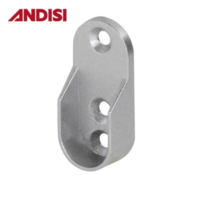 Armário de madeira Roupas Armário Rod Pole End Bracket Support Holder liga de zinco