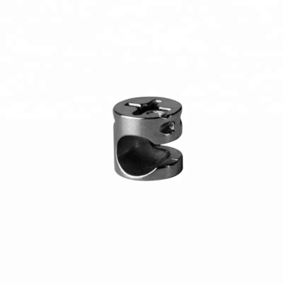 Conector de fixação de móveis lateral com 10 mm de bloqueio excêntrico
