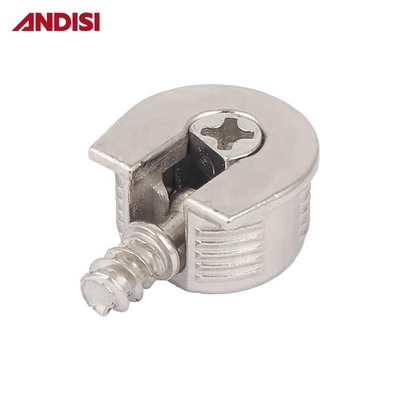 Alumínio de zinco 20 mm Thread Cam Lock Mini Fix Shelf Support Holder para conector de móveis